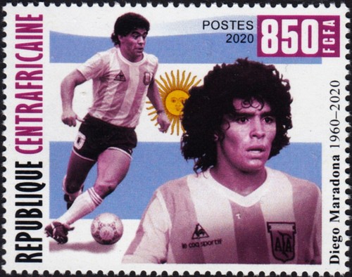 Francobollo diego maradona - francobollo,