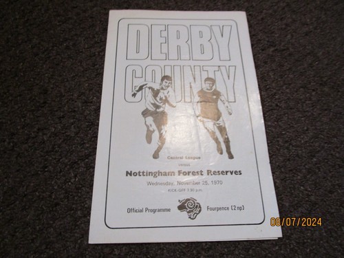 Derby county reserve - county,